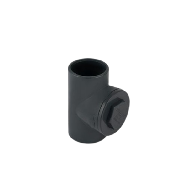 Pimtaş U-PVC Yapıştırma Muflu T Çekvalf – Su İçin