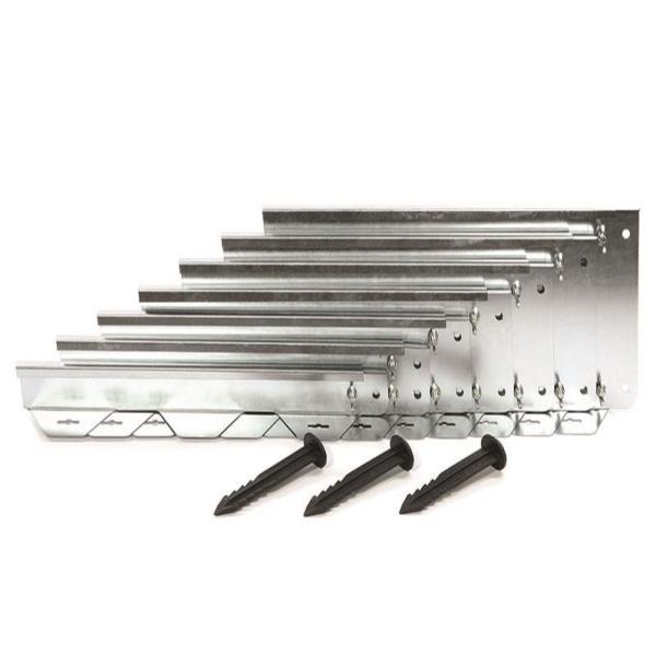 çim ayırıcı sınırlayıcı galvaniz düz h:7,5 cm kalınlık: 0,8 mm 12 metre 20 adet kazık