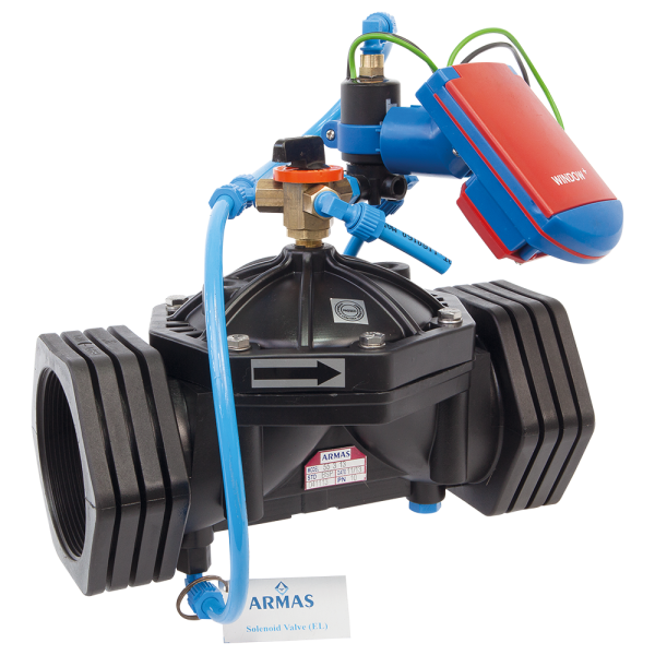 Armaş 500 Serisi EL/C Tek Çıkışlı Kontrol Cihazlı Solenoid Kontrol Vanası