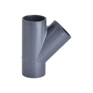 Pimtaş UH-PVC 45° Yapıştırma Muflu Te (Çatal)