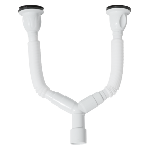 Lüxwares Ø80 ÇİFT KÖRÜKLÜ SİFON